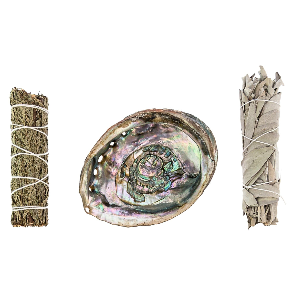 Spiritual Balance Deluxe Smudge Set | White Sage & Cedar