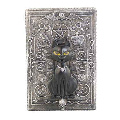 Black Cat Tarot Card Storage Box | Gothic Deck Holder