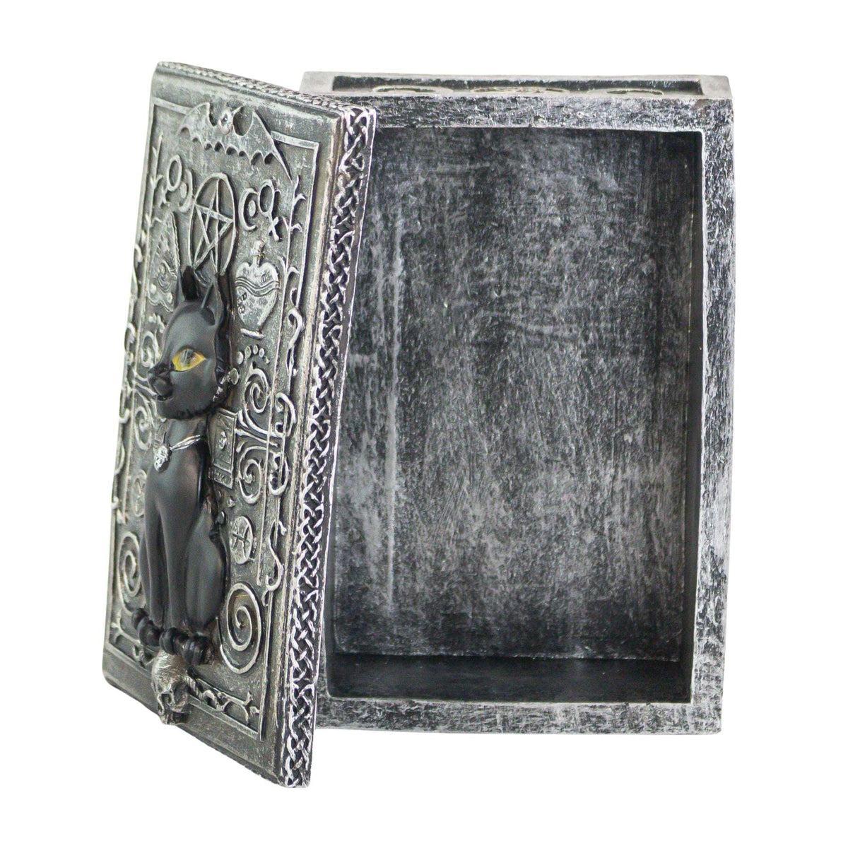 Black Cat Tarot Card Storage Box | Gothic Deck Holder