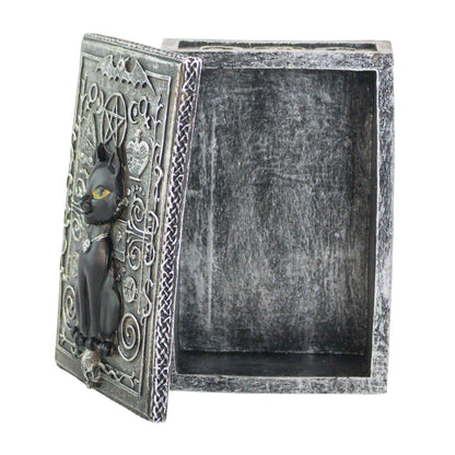 Black Cat Tarot Card Storage Box | Gothic Deck Holder