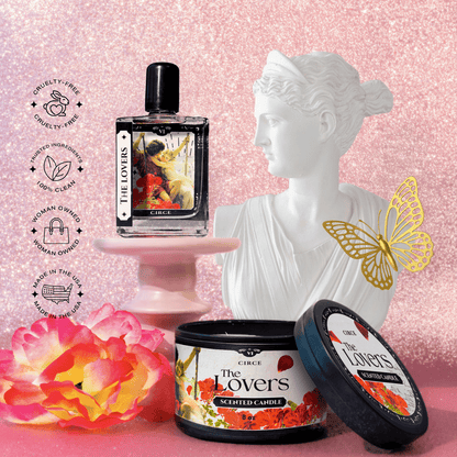 The Lovers Tarot Perfume Oil Roller – Red Plum, Freesia & Soft Woods