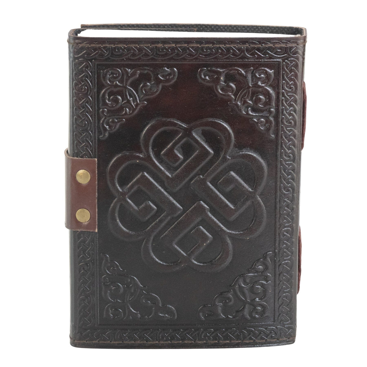 Triple Moon Goddess Leather Journal