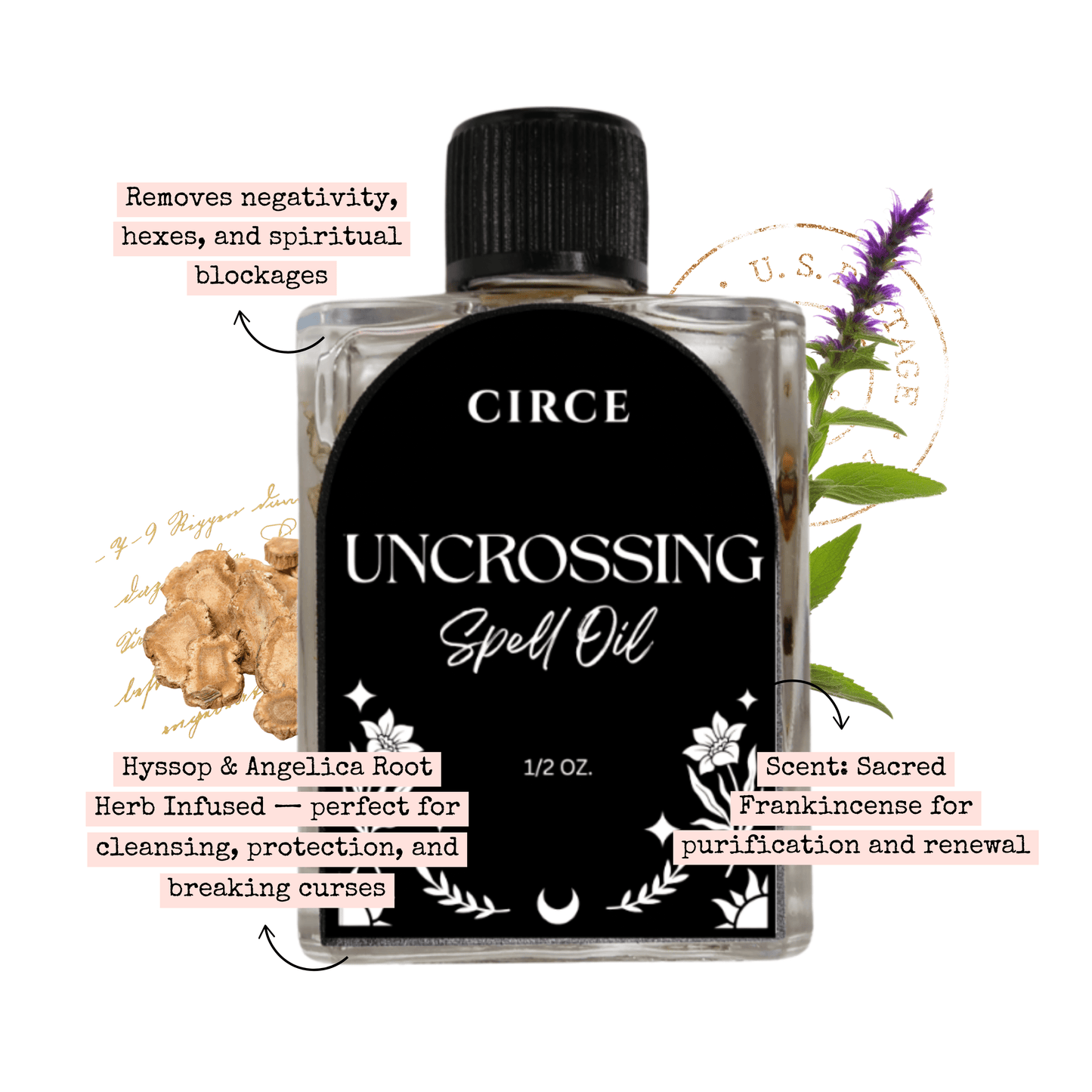 Uncrossing Spell Oil – Hex Removal & Curse Breaking
