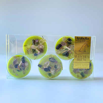 Witches Brew Tea Light Candle Set