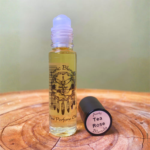 Tea Rose Roll-on Perfume Oil - Rose Petals & Sandalwood