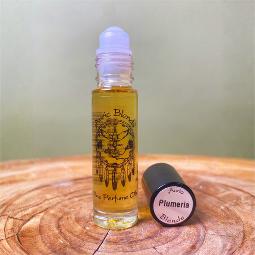 Plumeria Roll-on Perfume Oil - White Musk & Tropical Florals