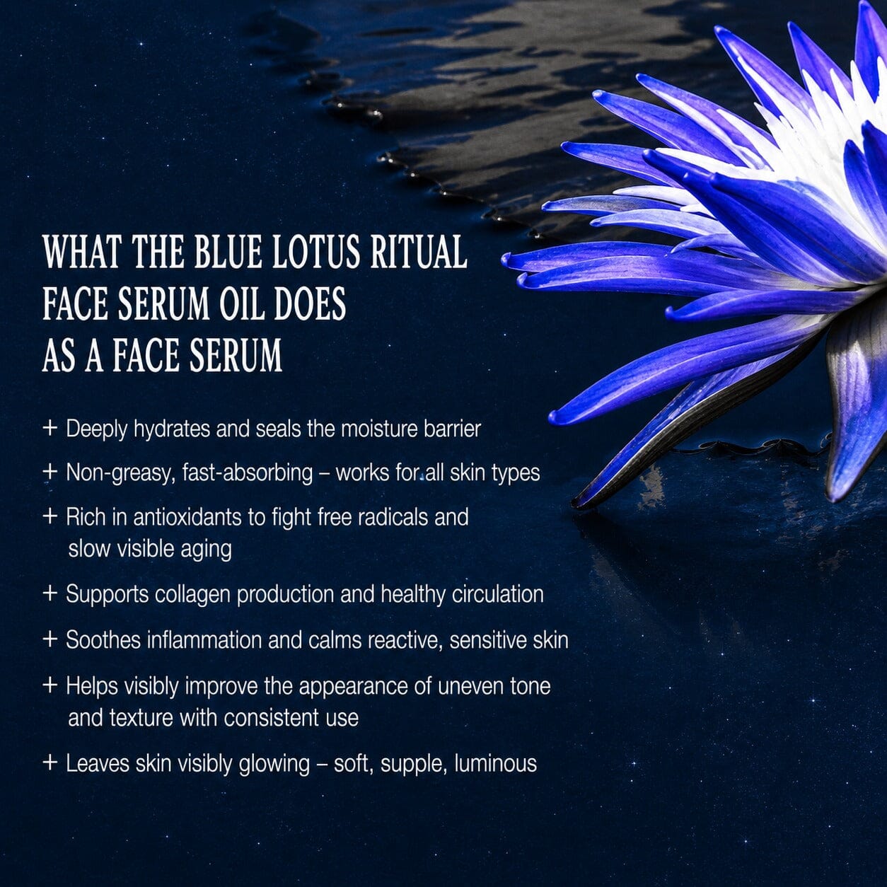 Blue Lotus Ritual Face Oil | Sacred Egyptian Elixir for Glow, Deep Calm & Spiritual Awakening 🩵🌿
