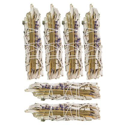 White Sage with Lavender Smudge Stick