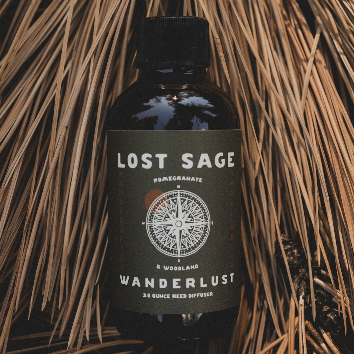 Wanderlust Reed Diffuser | Pomegranate & Woodland