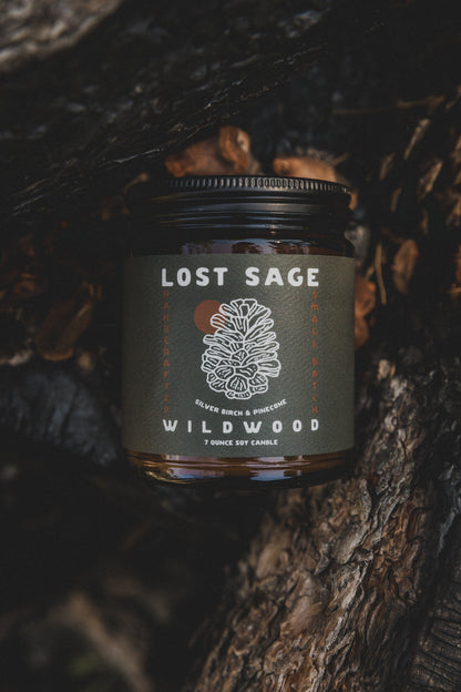 Wildwood Soy Candle | Silver Birch & Pine Cone