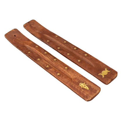 Wooden Boat Incense Burner