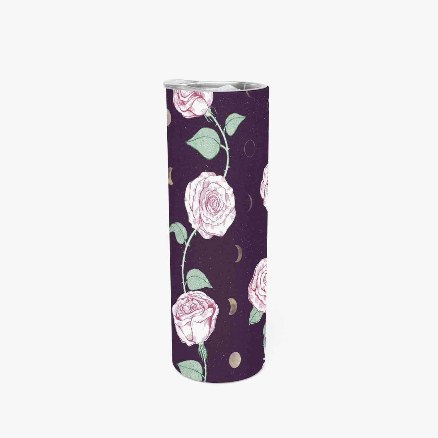 Moon & Roses Skinny Tumbler