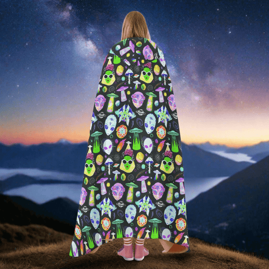 Di-Orbs Hoodie Blanket