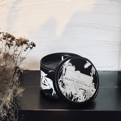 Beach Goth #2 Soy Candle | Tropical Vanilla Home Fragrance