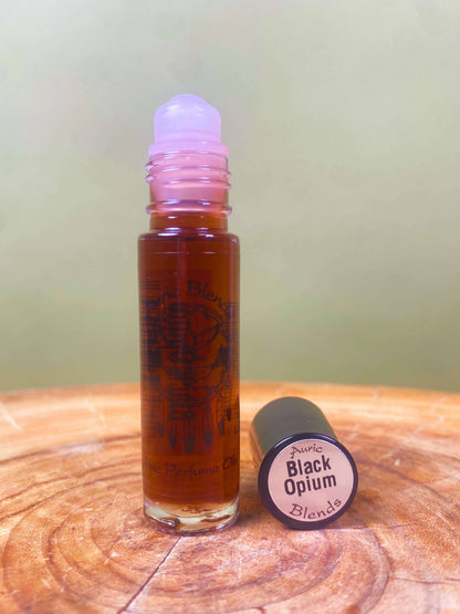 Black Opium Roll-on Perfume Oil - Exotic Spice & Warm Vanilla