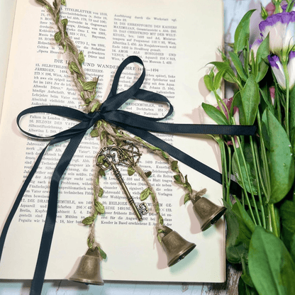 Rustic Chime with Pentagram and Key Charms