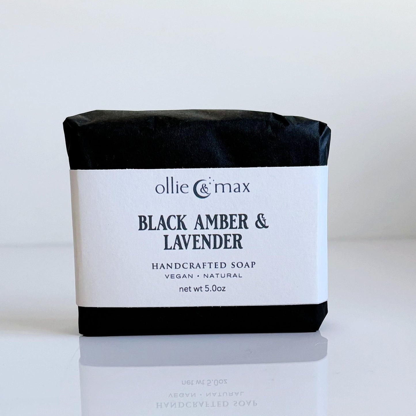 Black Amber and Lavender Vegan Soap