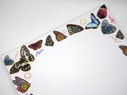 Butterfly & Moth Notepad – Whimsical Notes