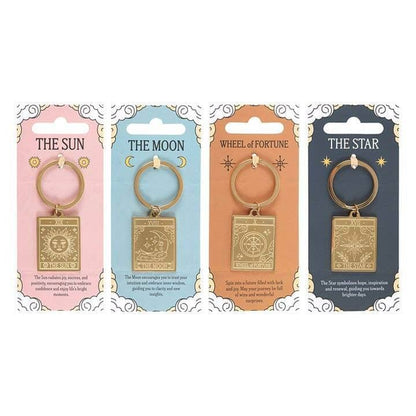 Vintage Tarot Card Keyrings | Tarot Card Charm