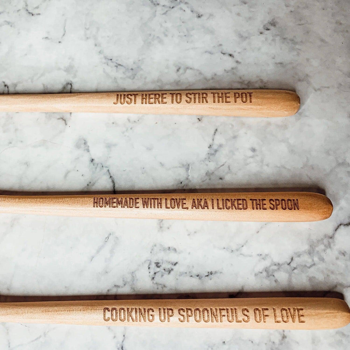 Stirring the Pot | Porcelain Spoon Rest with Wooden Spoon