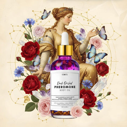 Dark Orchid Pheromone Body Oil – Magnetic Floral Amber Ritual Oil