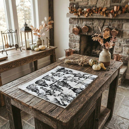 Possessed Dolls | Spooky Halloween Kitchen Towel