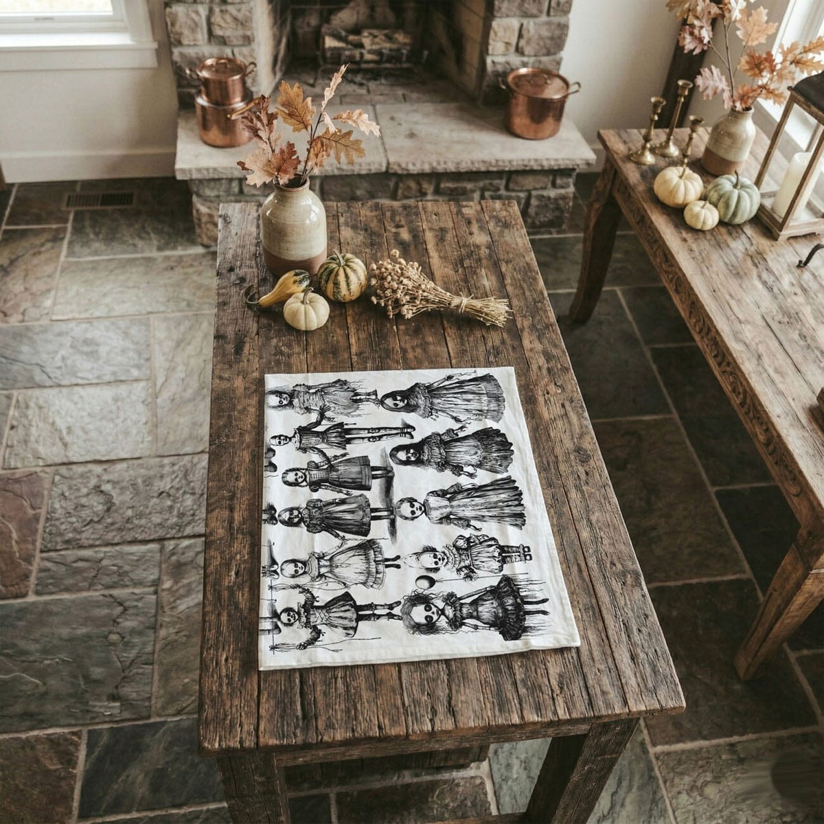 Possessed Dolls | Spooky Halloween Kitchen Towel