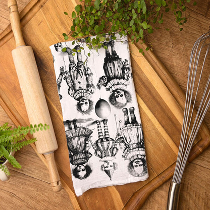 Possessed Dolls | Spooky Halloween Kitchen Towel