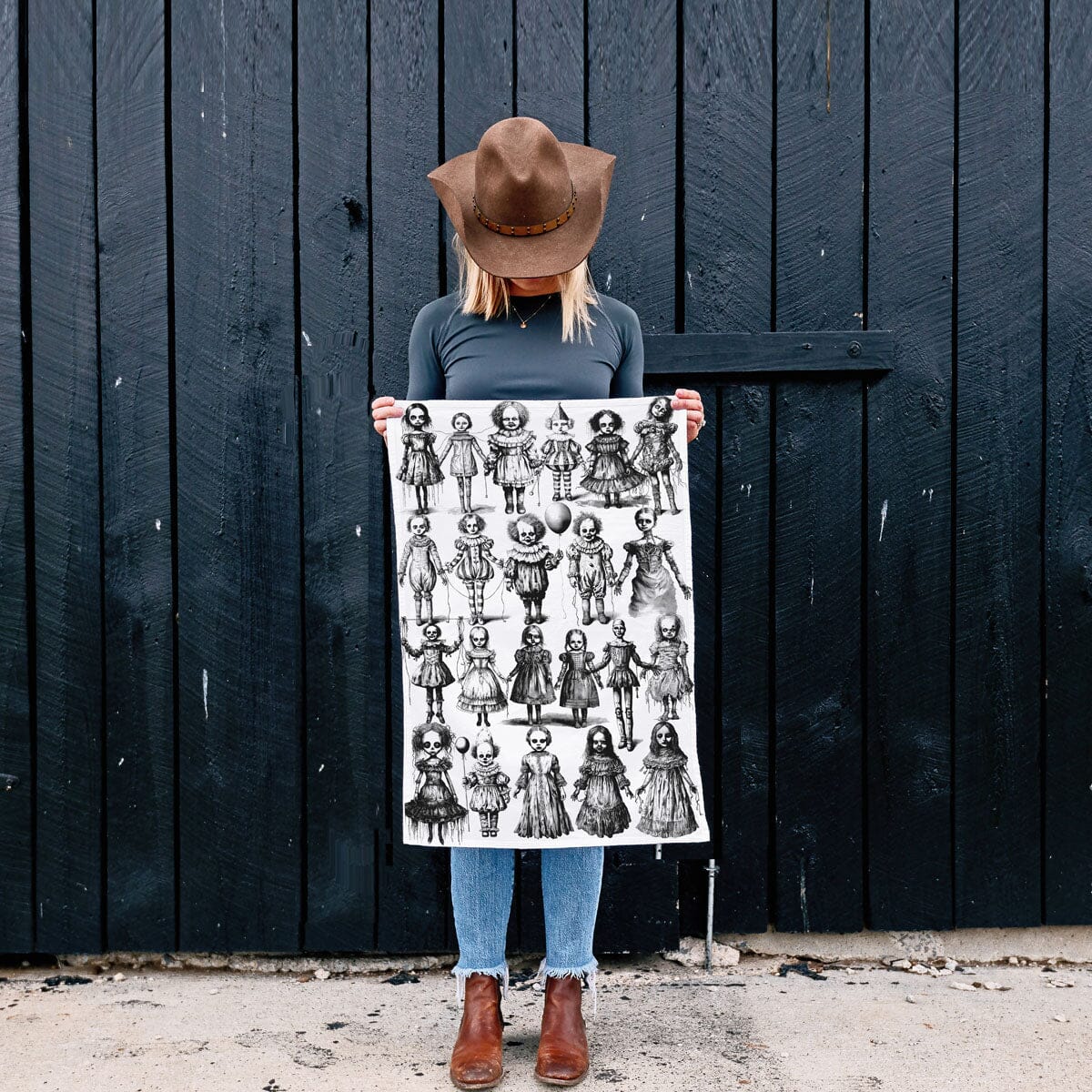 Possessed Dolls | Spooky Halloween Kitchen Towel