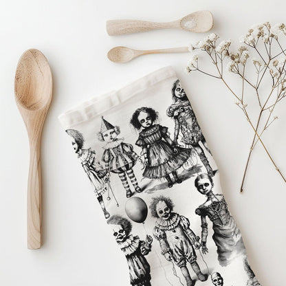 Possessed Dolls | Spooky Halloween Kitchen Towel