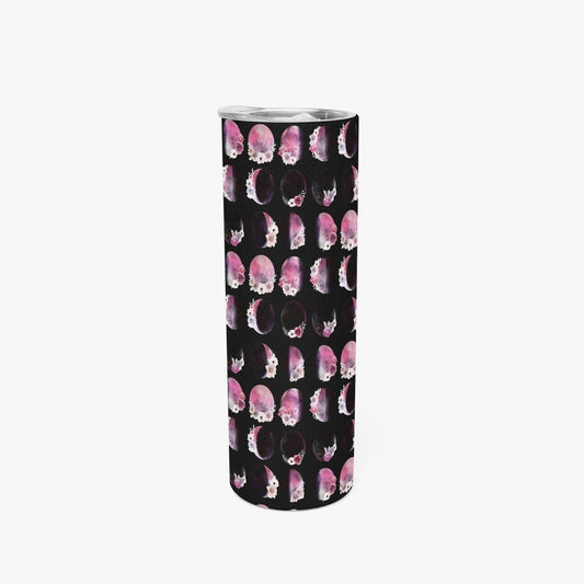 Floral Moons Skinny Tumbler