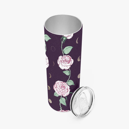 Moon & Roses Skinny Tumbler