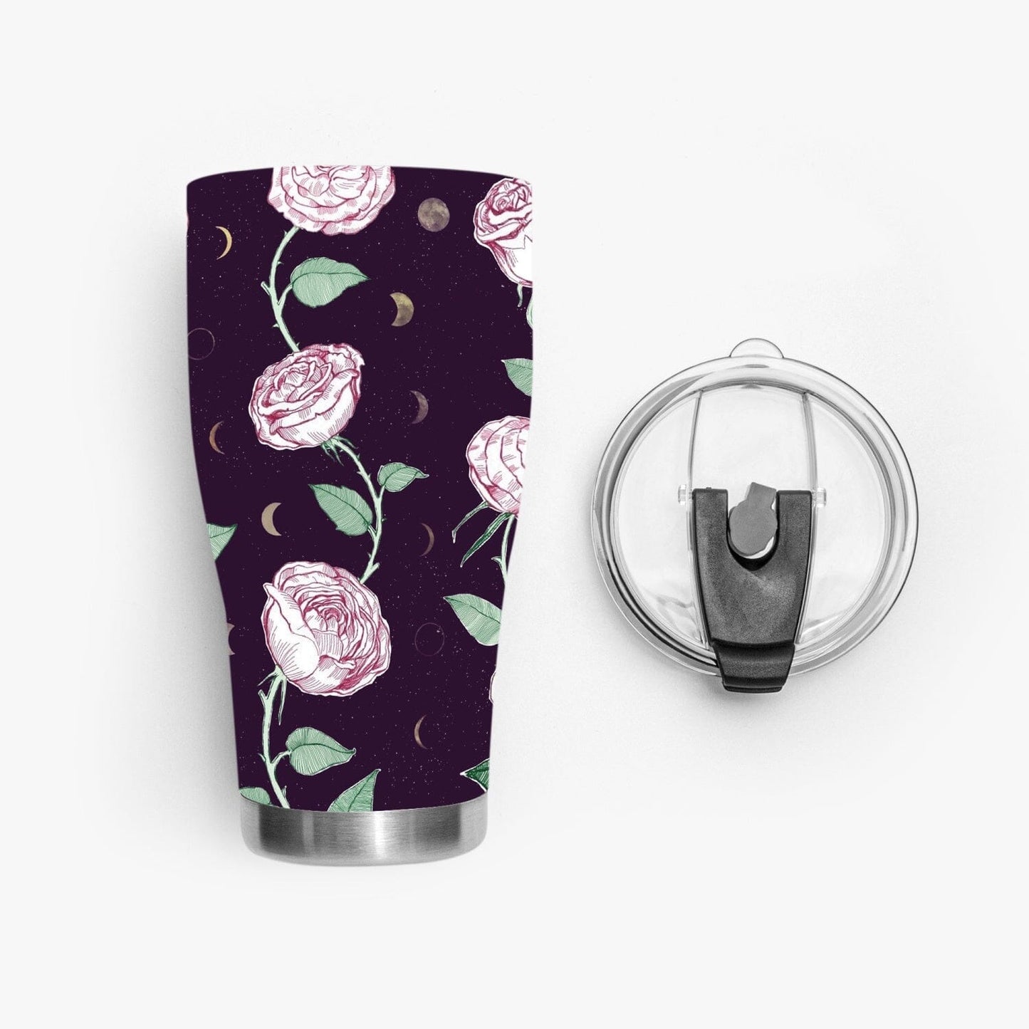 Moons & Roses Curve Tumbler