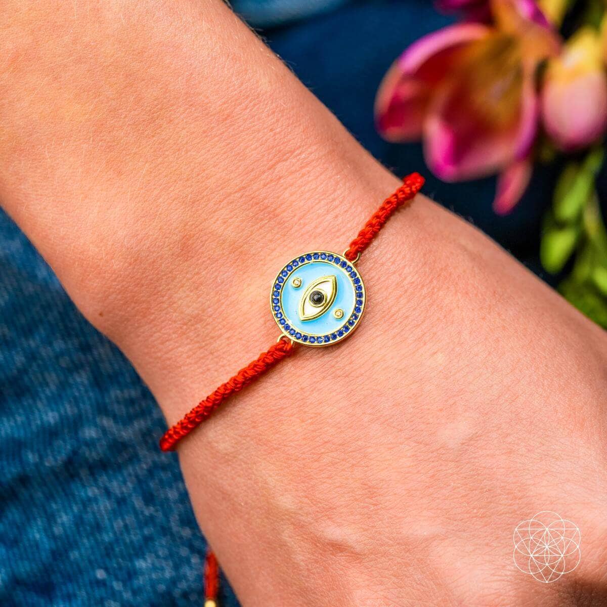 Evil Eye Guardian – Four-Strand Red String Bracelet - Spirit Nest