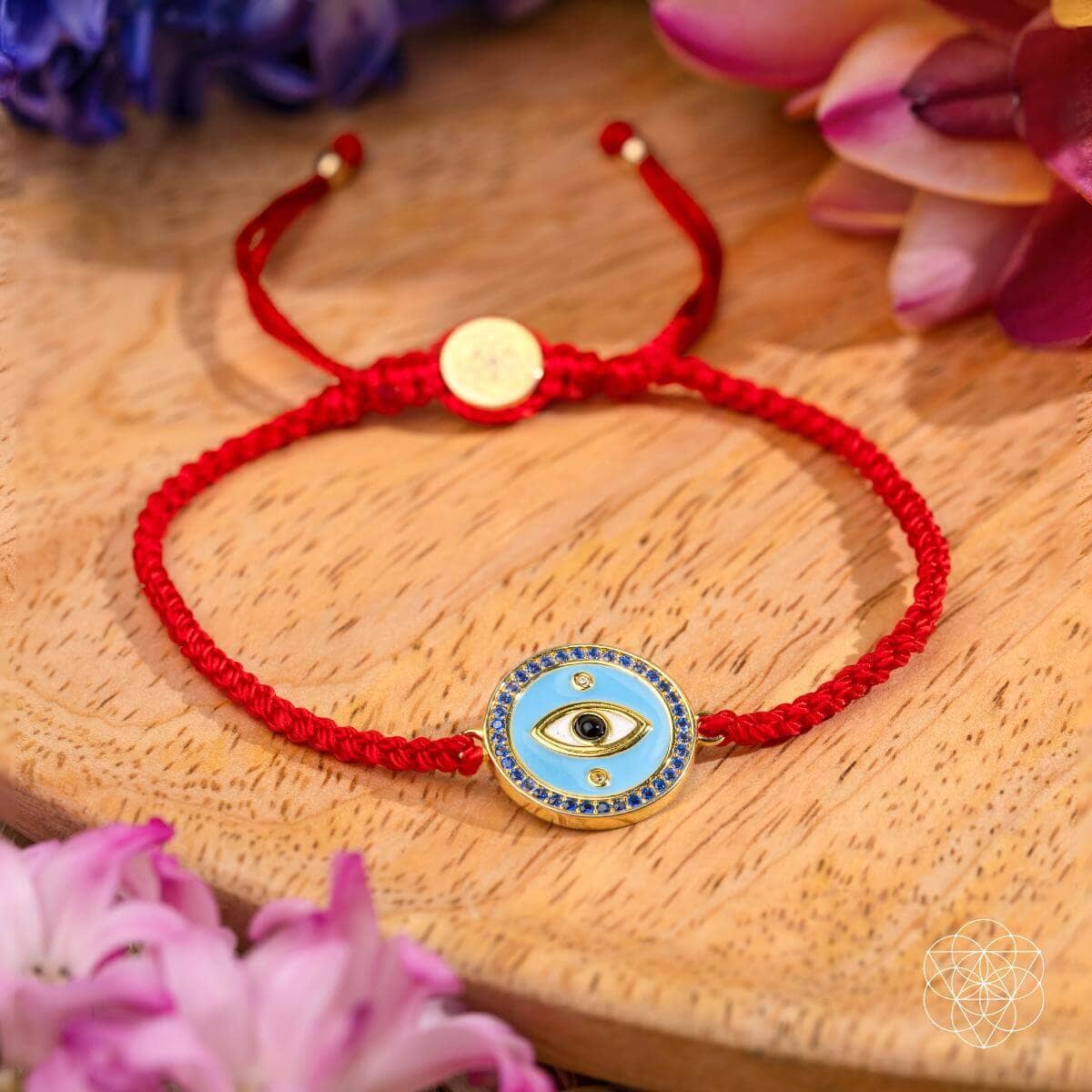 Evil Eye Guardian – Four-Strand Red String Bracelet - Spirit Nest