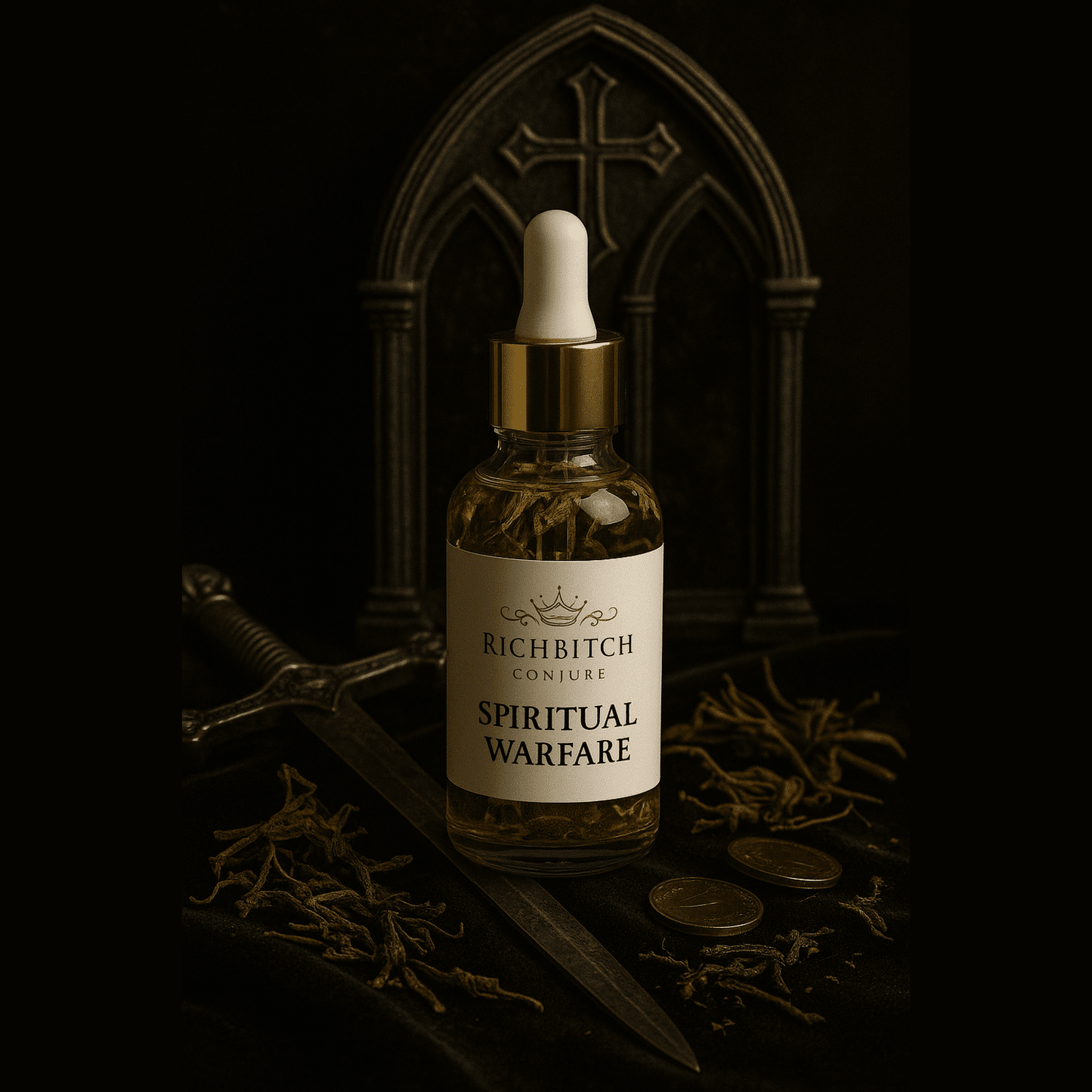 Spiritual Warfare Ritual Oil | Grounding & Resilience Ritual Oil