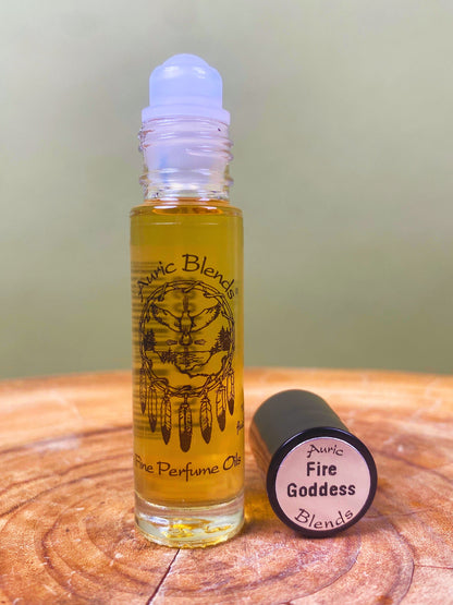 Fire Goddess Roll-On Perfume Oil – Spiced Amber & Myrrh