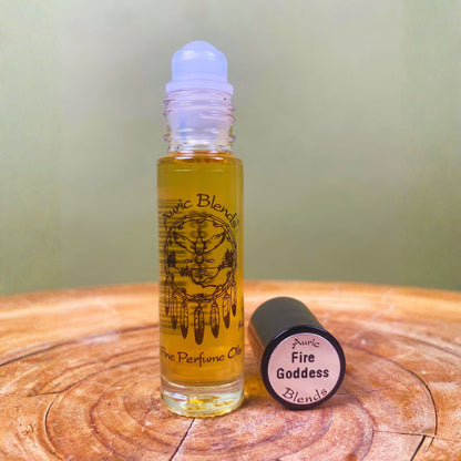 Fire Goddess Roll-On Perfume Oil – Spiced Amber & Myrrh