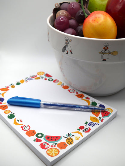 Fruit Notepad - Fresh & Fruity Notes