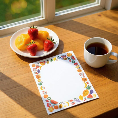 Fruit Notepad - Fresh & Fruity Notes