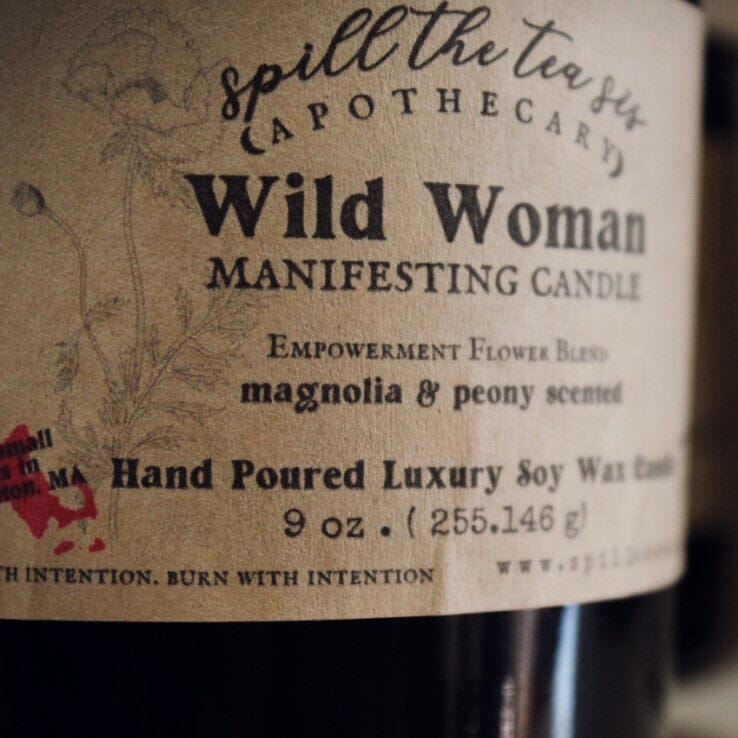 Wild Woman Empowerment Goddess Candle – Divine Feminine Manifestation - Spirit Nest
