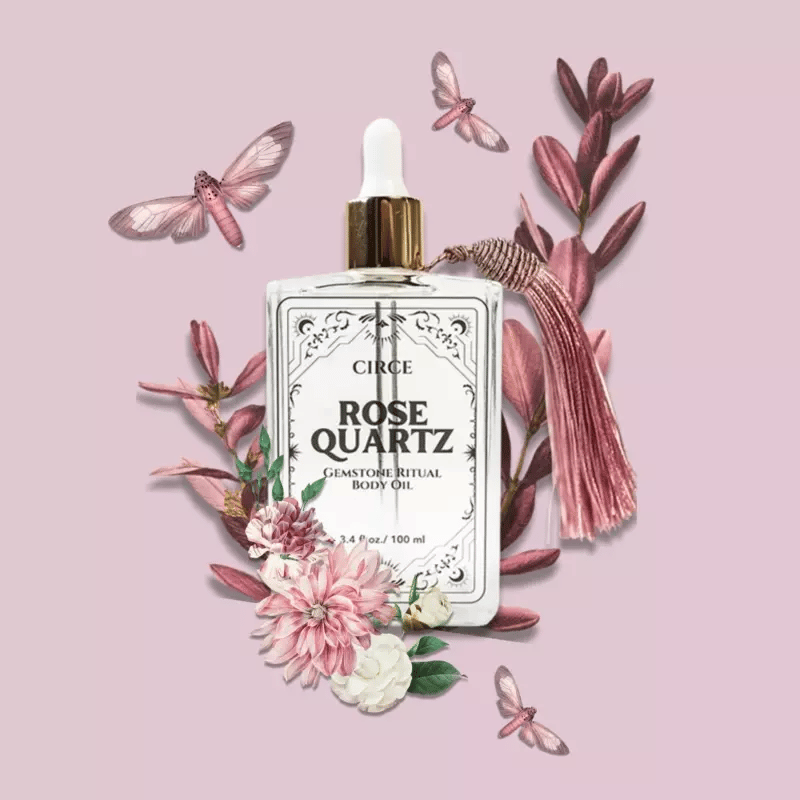 Rose Quartz Body Oil – Self-Love & Radiant Glow