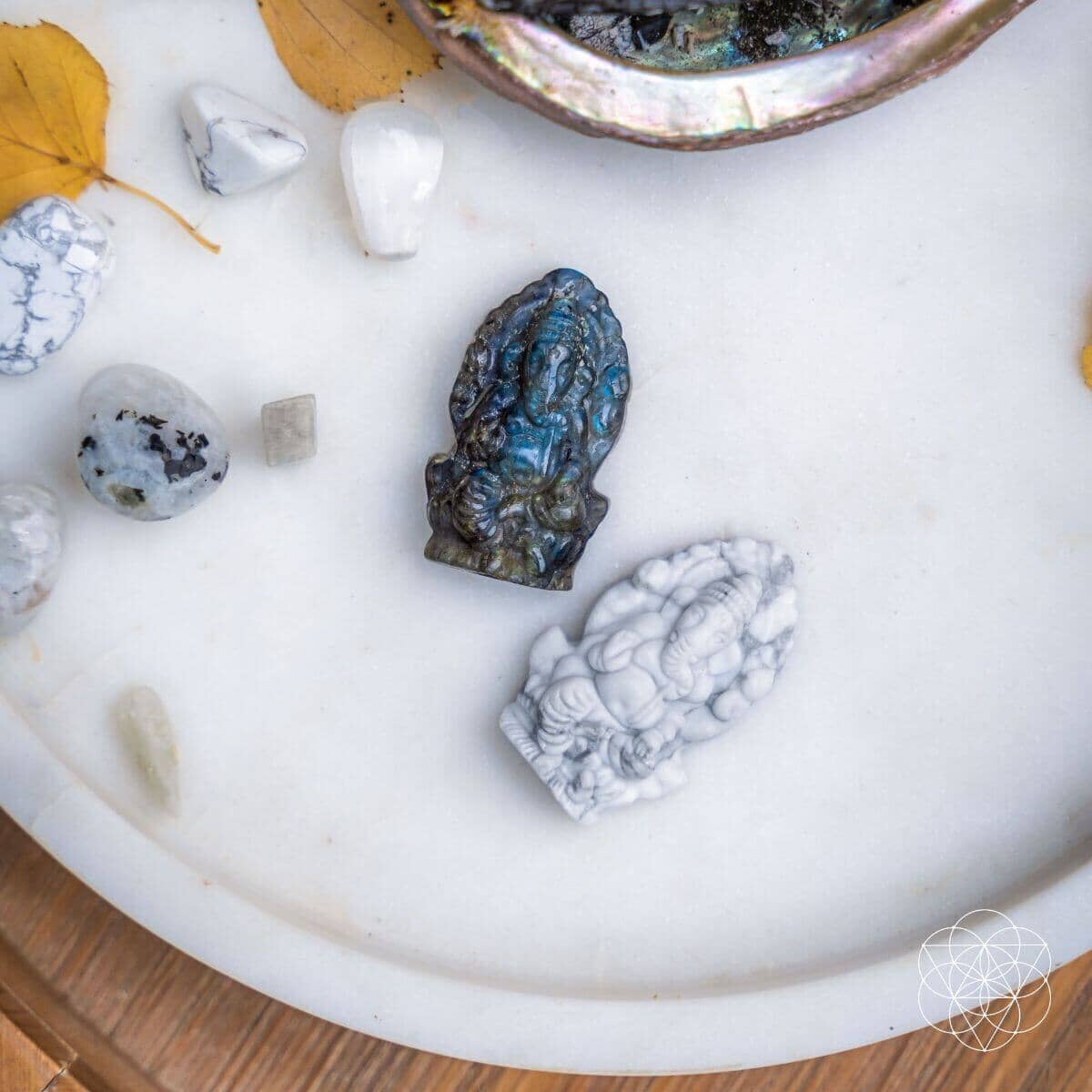 God of Luck: Crystal Ganesh Statue – Protection & Wisdom - Spirit Nest