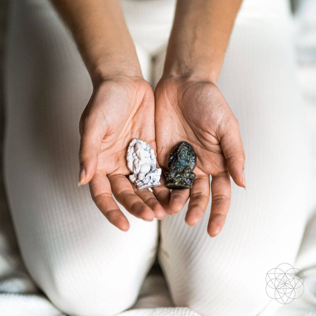 God of Luck: Crystal Ganesh Statue – Protection & Wisdom - Spirit Nest