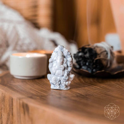 God of Luck: Crystal Ganesh Statue – Protection & Wisdom - Spirit Nest