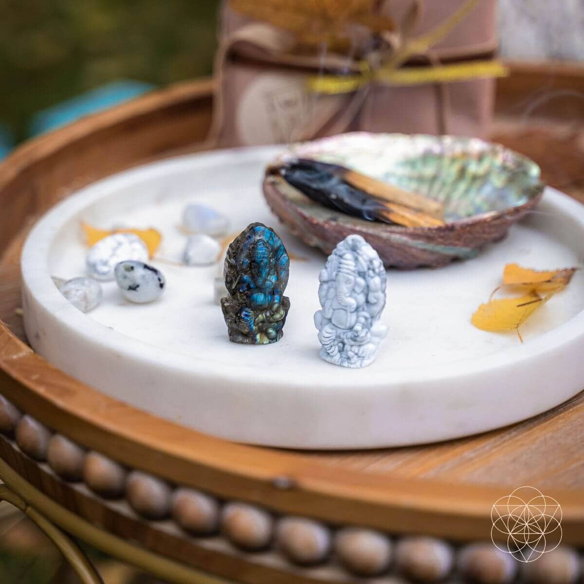 God of Luck: Crystal Ganesh Statue – Protection & Wisdom - Spirit Nest