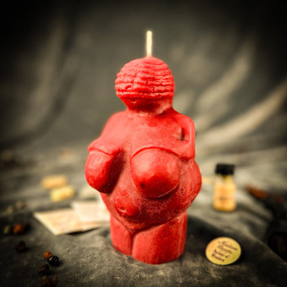 Goddess of Willendorf Candle Spell Kit - Feminine Power & Fertility Magic
