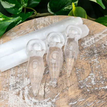 Crystal Goddess | Carved Crystal Figurine