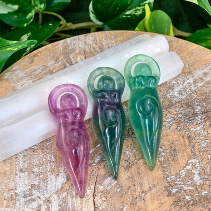 Crystal Goddess | Carved Crystal Figurine