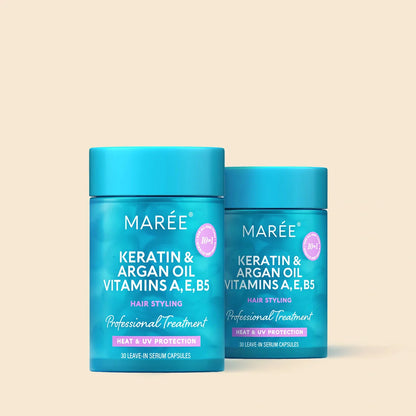 Oil Capsules for Frizzy Hair - Smooth, Shine & Repair Hair Serum
